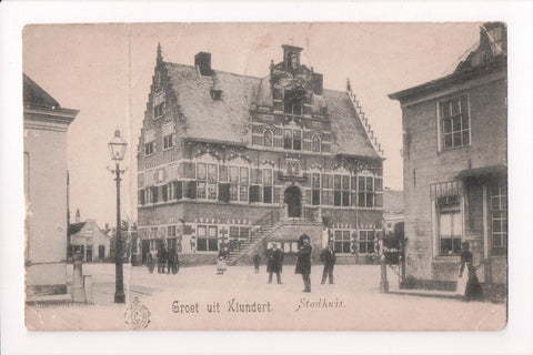 Foreign postcard - Klundert - Groet uit - Stadhuis - MB0045