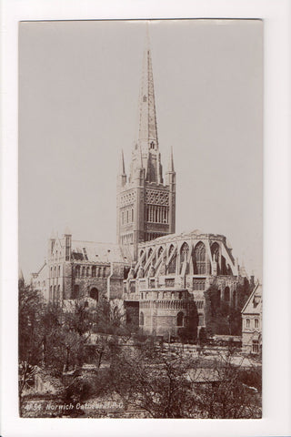 Foreign postcard - NORWICH, UK - Norwich Cathedral - RPPC - w04734
