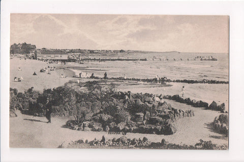 Foreign postcard - ST KILDA - The Beach, Boats for Hire (ONLY Digital Copy Avail) - w01116