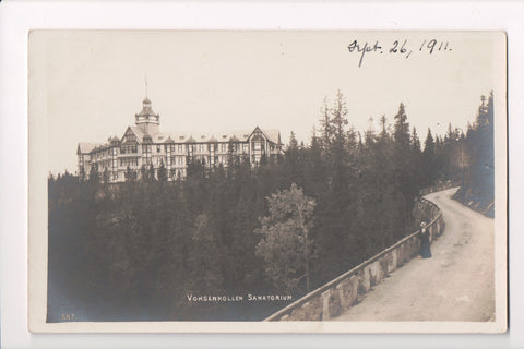 Foreign postcard - VOKSENKOLLEN, Norway - Sanatorium - RPPC - C08062