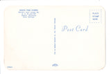 WY, Dubois - Rustic Pine Tavern interior - Vintage postcard - 400097