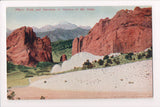 Co, Pikes Peak - with stats and WOMANS WORLD Advertisement - C-0190