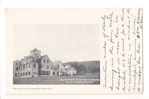 NY, East Windham - Grand View Mountain House - 1905 Hann postcard - A19448