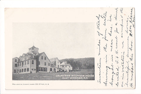 NY, EAST WINDHAM - Grand View Mountain House - 1905 Hann postcard - A19448