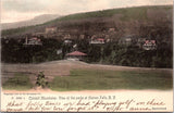 NY, HAINES FALLS - bird eye view town, park, gazebo  etc (original SOLD) A19460