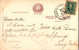 NY, Riverside - Camp Ground board walk - 1907 postcard - A19461