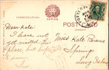 NY, RIVERSIDE - Camp Ground board walk - 1907 postcard - A19461