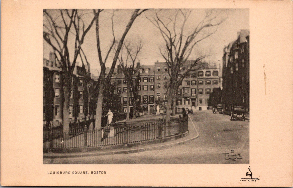 MA, BOSTON - Louisburg Square - from Photographs cpy'd by the Maynards - A19611