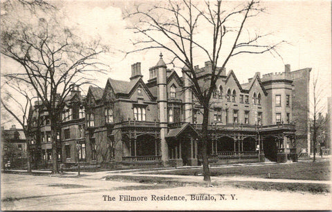 NY, BUFFALO - Fillmore Residence close-up postcard - B06155