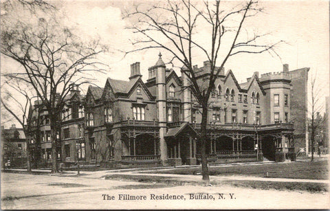 NY, Buffalo - Fillmore Residence close-up postcard - B06155