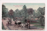 PA, Philadelphia - Zoological Garden, people in Goat Carts - B08037