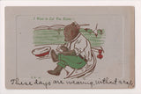 Animal - Bear or Bears postcard - writing letter - Franz Huld card - B08063