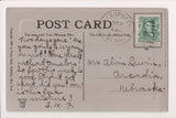 Animal - Bear or Bears postcard - writing letter - Franz Huld card - B08063