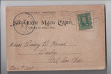 IL, CHICAGO - GREETINGS from - UNIQUE 1/8 inch thick, opens, multi (original SOLD) C0870