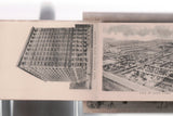 IL, CHICAGO - GREETINGS from - UNIQUE 1/8 inch thick, opens, multi (original SOLD) C0870