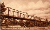 CA, RED BLUFF - Sacramento River Bridge @1913 (original SOLD) c17505