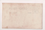 Military Man in uniform - posing - RPPC - c17766