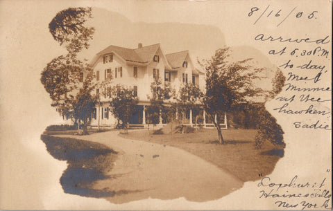 NY, Haines Falls - LOX-HURST (hotel) - 1905 RPPC postcard - C17840