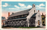 MA, WOLLASTON - Park and Downs Congregational Church - 1921 postcard - F09165