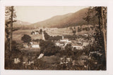 PA, ANSONIA- BEV of the little village - clear RPPC postcard - DG0009