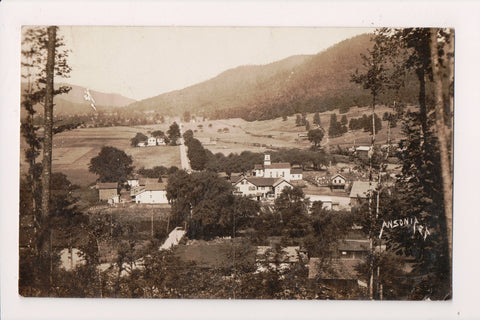 PA, Ansonia - BEV of the little village - clear RPPC postcard - DG0009