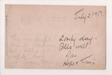 PA, ANSONIA- BEV of the little village - clear RPPC postcard - DG0009