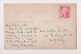 Military Man in uniform - posing - RPPC - DG0042