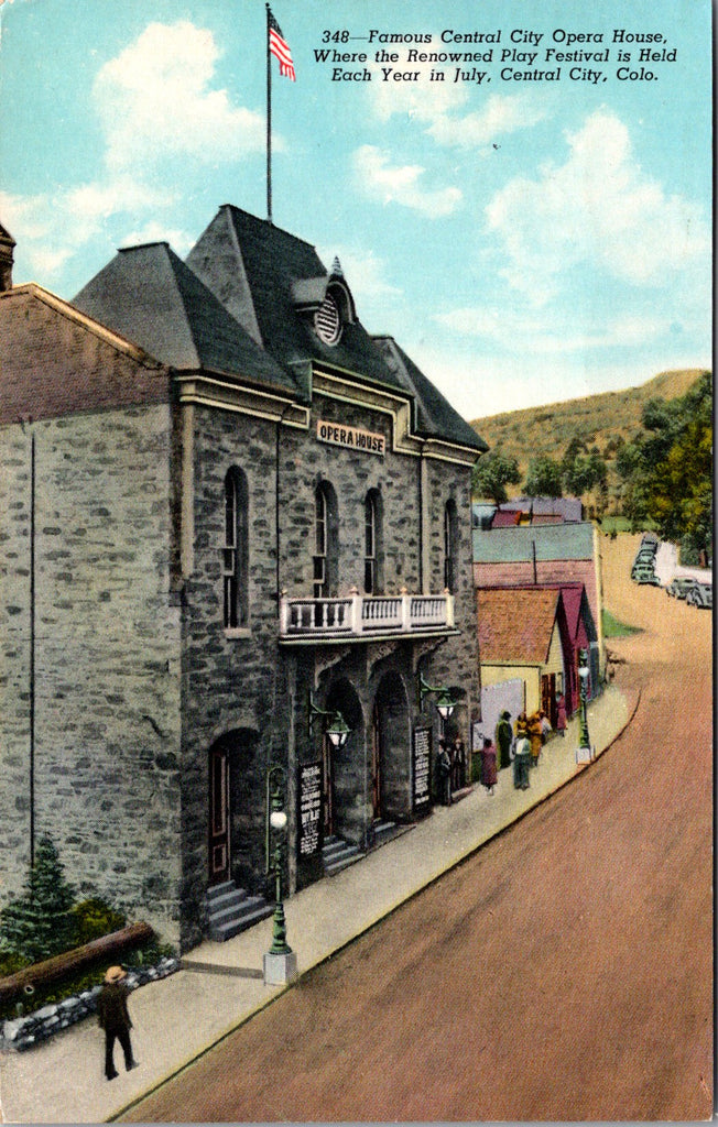 CO, CENTRAL CITY - Opera House postcard - DG0132