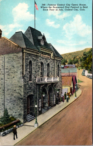 CO, CENTRAL CITY - Opera House postcard - DG0132