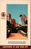 NY, NEW YORK CITY - Landmarks of NYC - vintage postcard - DG0140