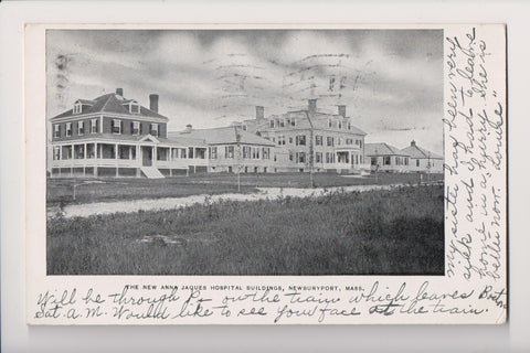 MA, Newburyport - Anna Jaques Hospital (New) - 1906 postcard - E10184
