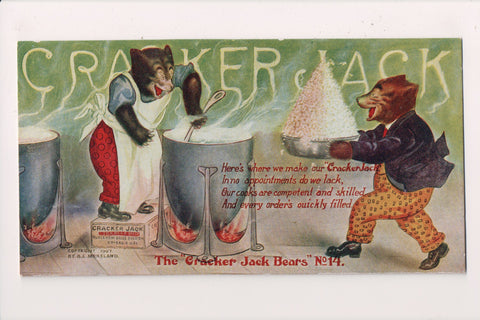 Animal - Bear or Bears postcard - Cracker Jack Bears No 14 - E10321