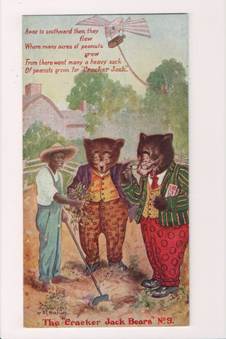 Animal - Bear or Bears postcard - Cracker Jack Bears No 9 - E10322