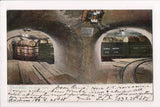 IL, Chicago - The ILLINOIS TUNNEL interior, RAIL CARS, KEGS, CABLES - E10425