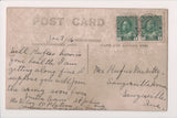Military Man in uniform - Canadian posing - RPPC - E10436