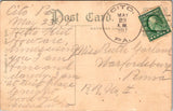 DC, Washington - 9th St from F St - 1917 postcard w/signs - F09076