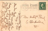 MA, WOLLASTON - Park and Downs Congregational Church - 1921 postcard - F09165