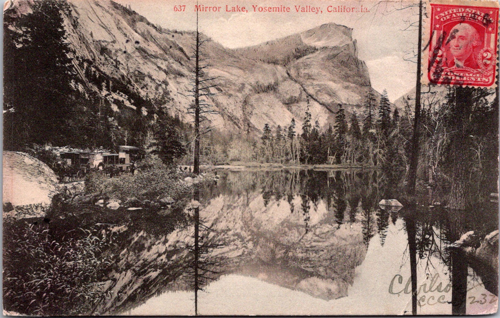 CA, YOSEMITE VALLEY - Mirror Lake - @1908 (original SOLD) J06154