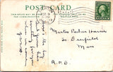 MA, Boston - Adams House, Washington St - 1913 flag killer postcard - K03084