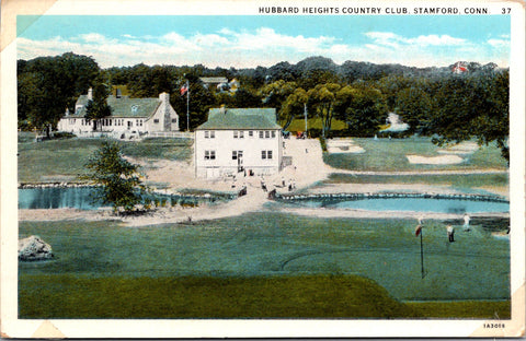 CT, Stamford - Hubbard Heights Country Club - people on the course - NL0396