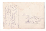 Misc - Military Men in uniform - red cross arm bands, beer @1917 RPPC - S01115