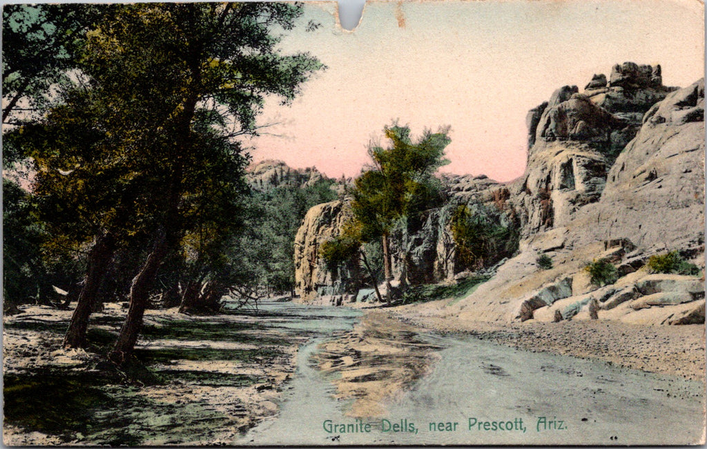 AZ, PRESCOTT - Granite Dells - old Rieder postcard - SL2649