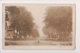 IA, Newell - Hawkeye Highway - street scene, bike - RPPC - SL2770