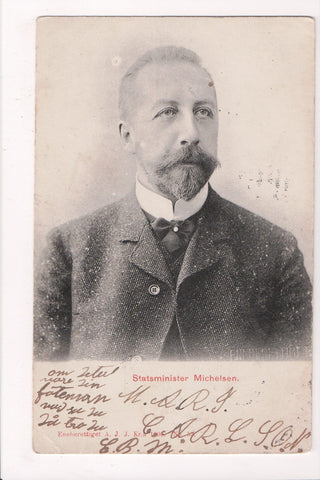 Misc - Military Man - Statminister Michelson - Eneberettiget A J J Kr - E10439