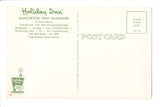 NH, Manchester - HOLIDAY INN postcard - 21 Front St - w00425