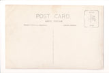 Military Man in uniform - posing - RPPC - w00536