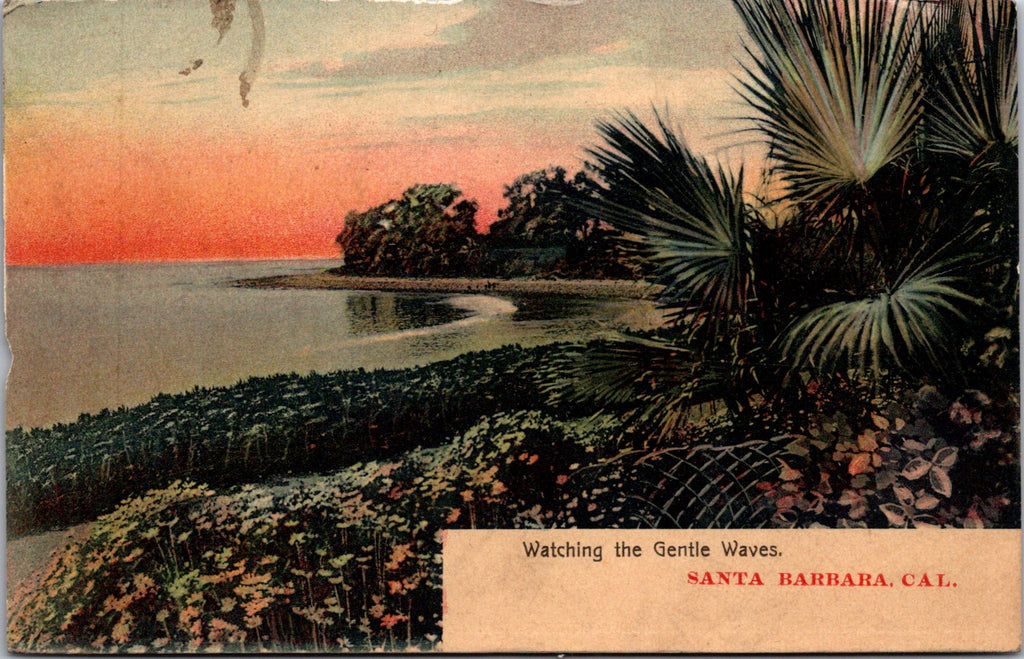 CA, SANTA BARBARA - Watching the Gentle Waves - M Rieder (original SOLD) w00618