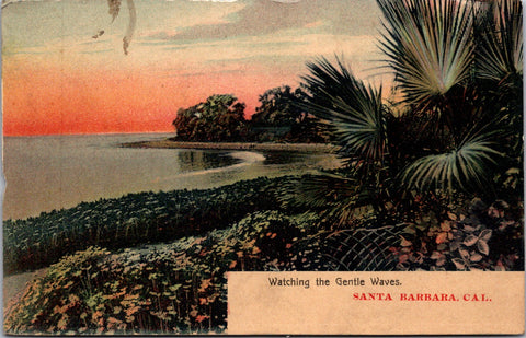CA, SANTA BARBARA - Watching the Gentle Waves - M Rieder (original SOLD) w00618