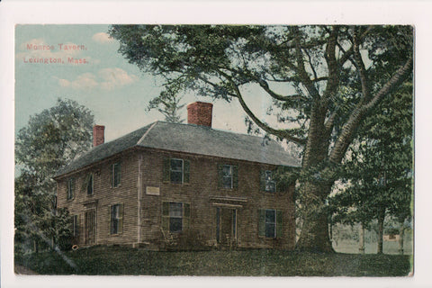 MA, Lexington - Monroe Tavern closeup - 1910 postcard - w01248