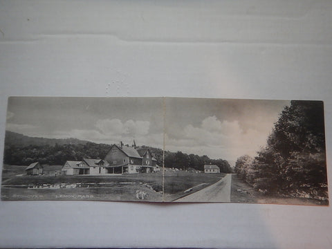 MA, Lenox - Stonover - Farm, Schoolhouse? multi sectional postcard like - w01640